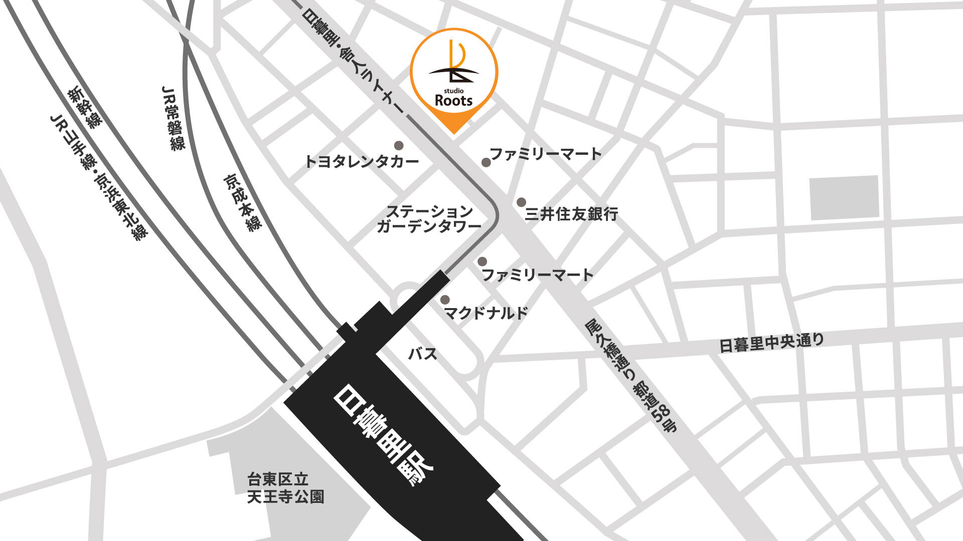 当店へのアクセスマップ